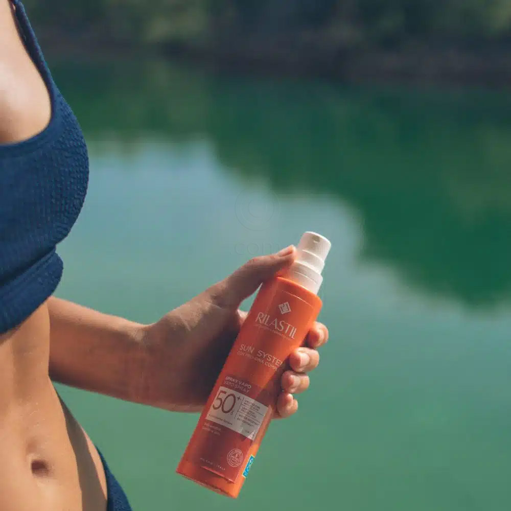 Rilastil Sun System, pršilo za telo za zaščito pred soncem - ZF 50+ (200 ml)