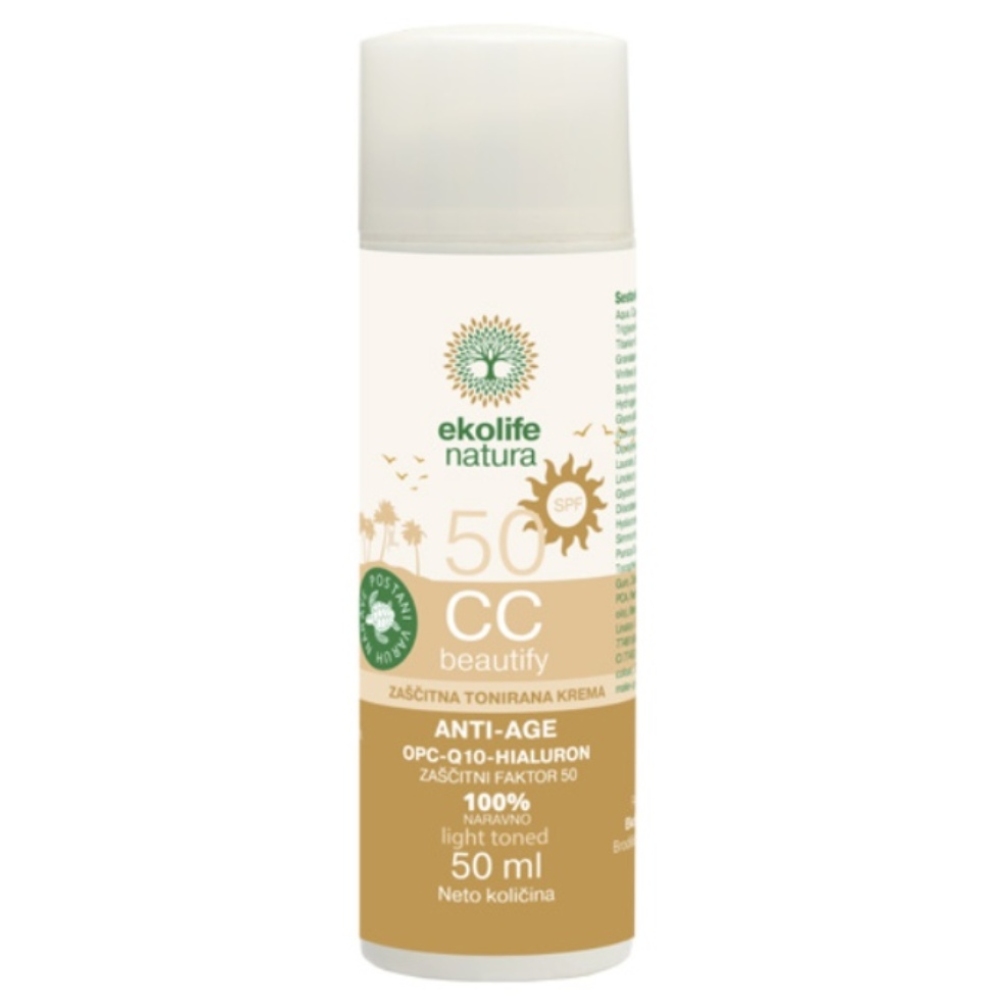 Ekolife Natura, CC tonirana krema - ZF 50 (50 ml)