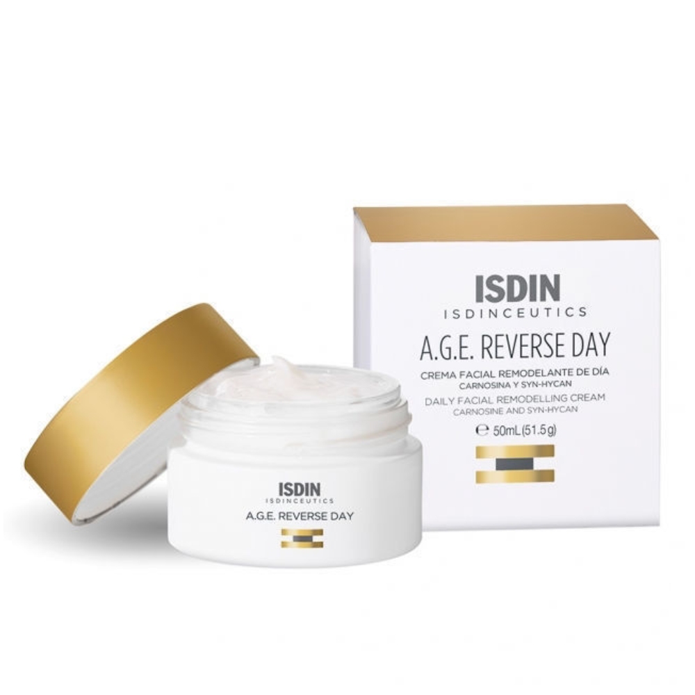 ISDIN Isdinceutics Rejuvenate A.G.E. Reverse, dnevna krema za preoblikovanje obraza (50 ml)