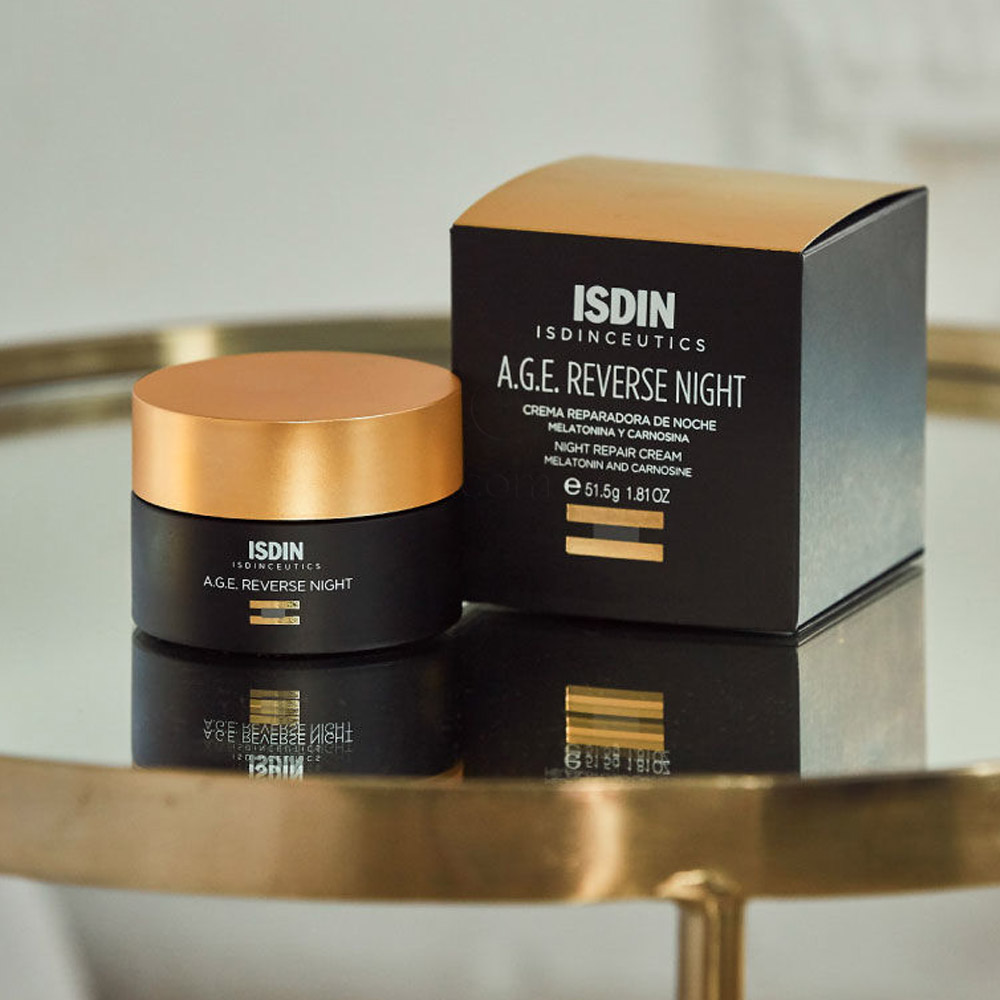 ISDIN Rejuvenate A.G.E. Reverse, nočna obnovitvena krema za obraz (50 ml)