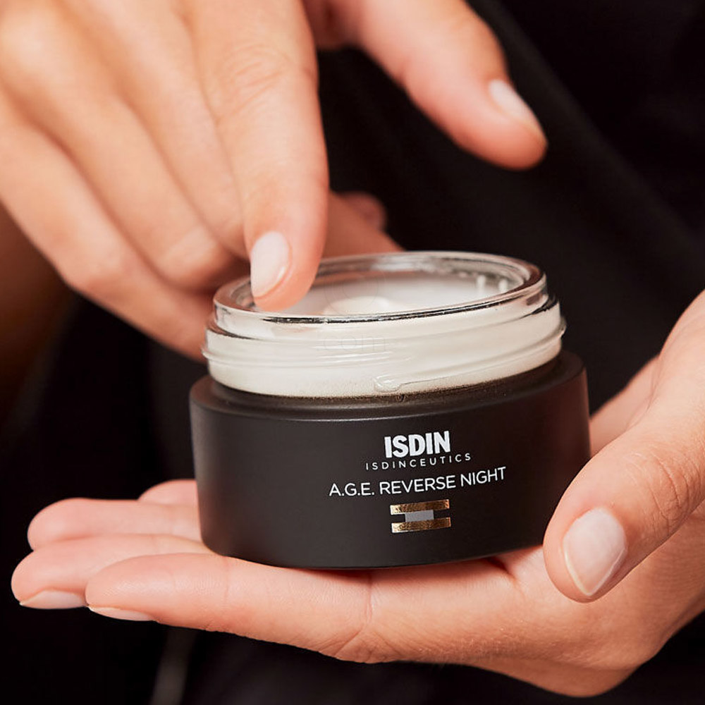 ISDIN Rejuvenate A.G.E. Reverse, nočna obnovitvena krema za obraz (50 ml)