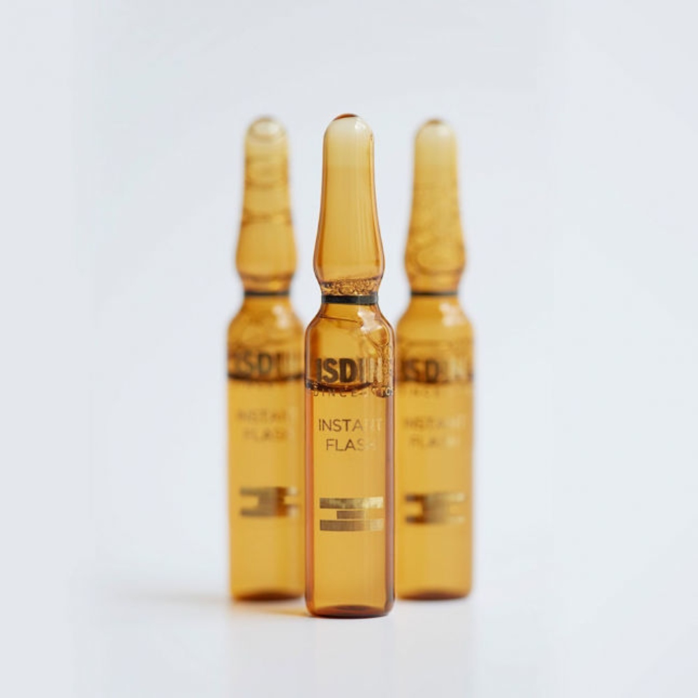 ISDIN Isdinceutics Instant Flash, raztopina za takojšen učinek liftinga - ampule (5x 2 ml)