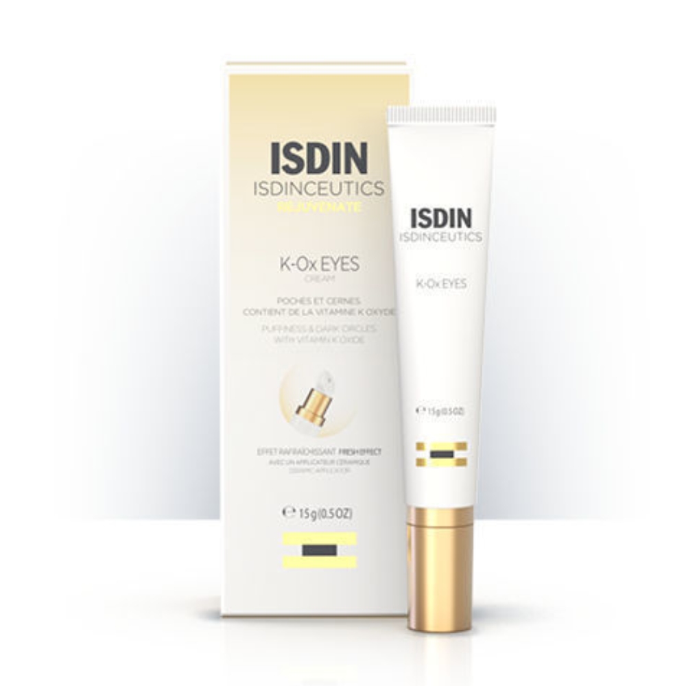 ISDIN Isdinceutics Rejuvenate K-Ox, krema za predel oči s keramičnim aplikatorjem (15 ml)