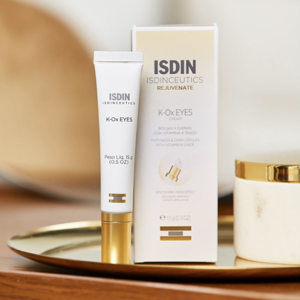 ISDIN Isdinceutics Rejuvenate K-Ox, krema za predel oči s keramičnim aplikatorjem (15 ml)