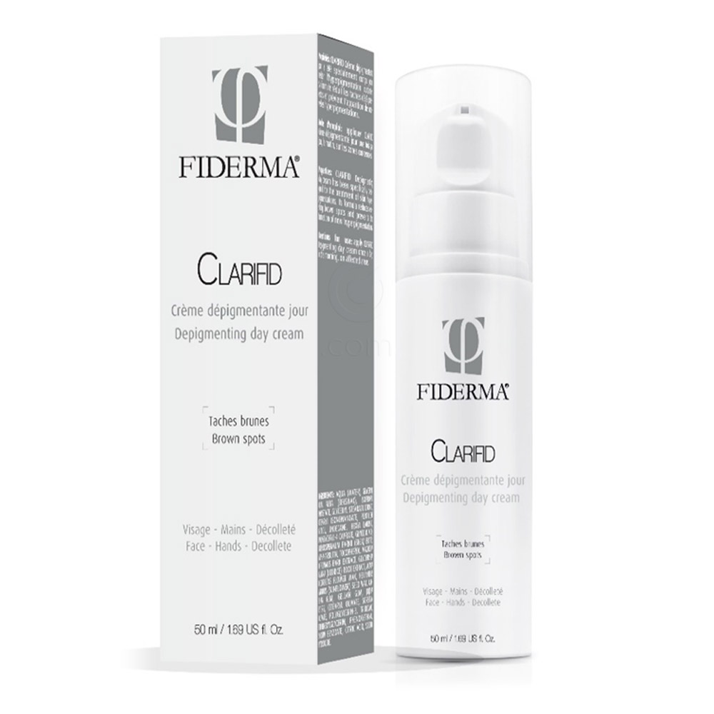 Fiderma Clarifid, depigmentacijska dnevna krema za obraz, roke in dekolte (50 ml)
