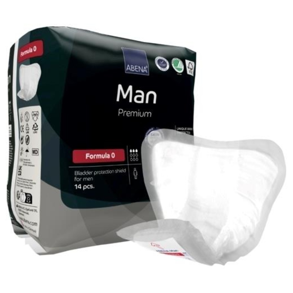 Abena Man Premium Formula 0, predloga za moške za inkontinenco  (14 predlog)