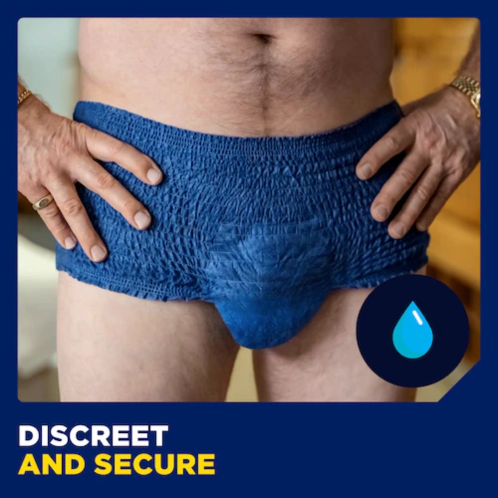 Tena Men Active Fit Pants Plus S / M, inkontinenčne hlačke - modre (9 hlačk)