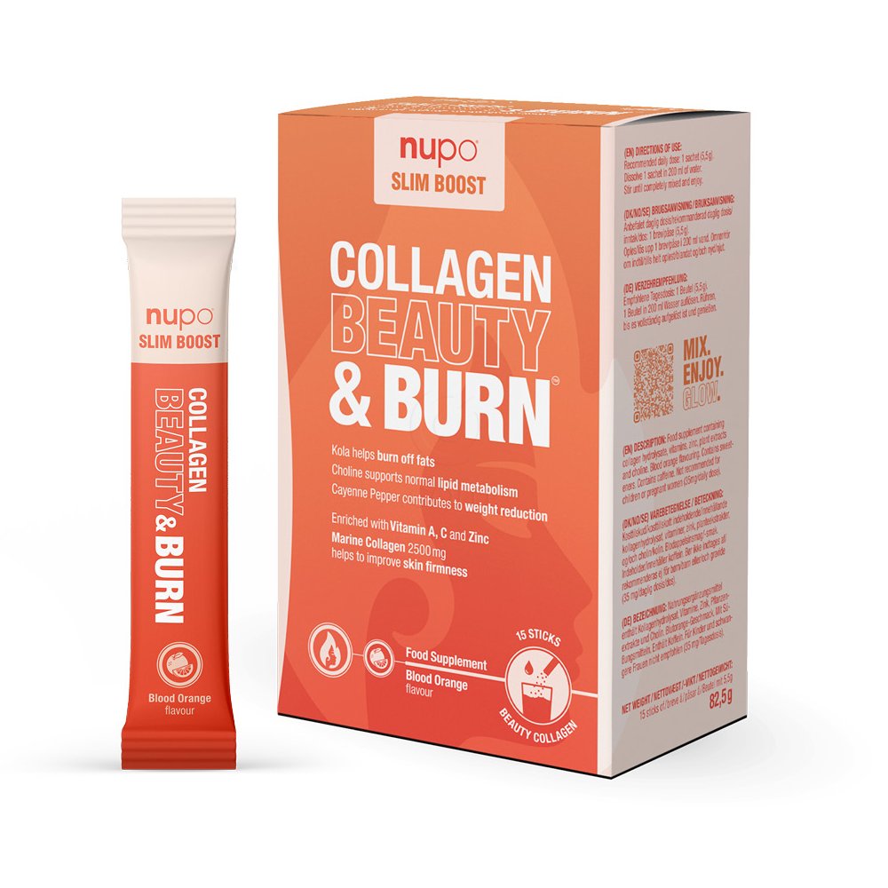 Nupo Slim Boost Collagen Beauty & Burn, vrečke (15 vrečk)