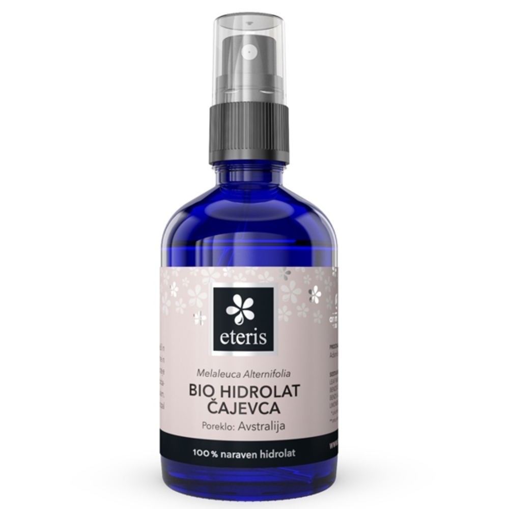BIO Hidrolat čajevca (Melaleuca alternifolia) Eteris, pršilo (100 ml)