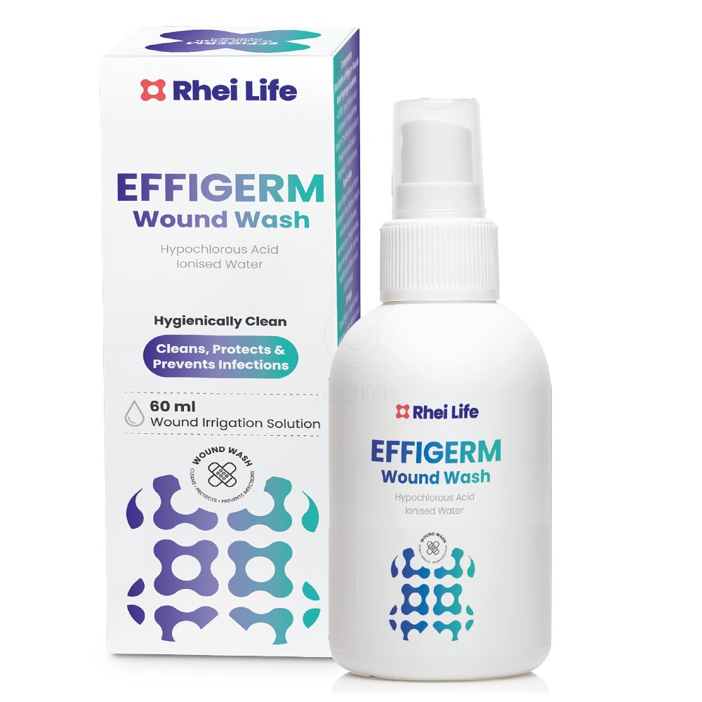 Effigerm, raztopina za izpiranje ran (60 ml)