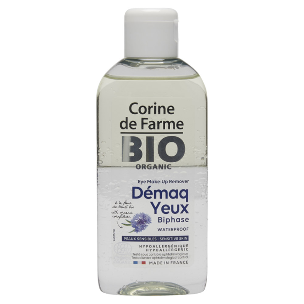 Corine De Farme, BIO dvofazni odstranjevalec vodoodpornih očesnih ličil (150 ml)