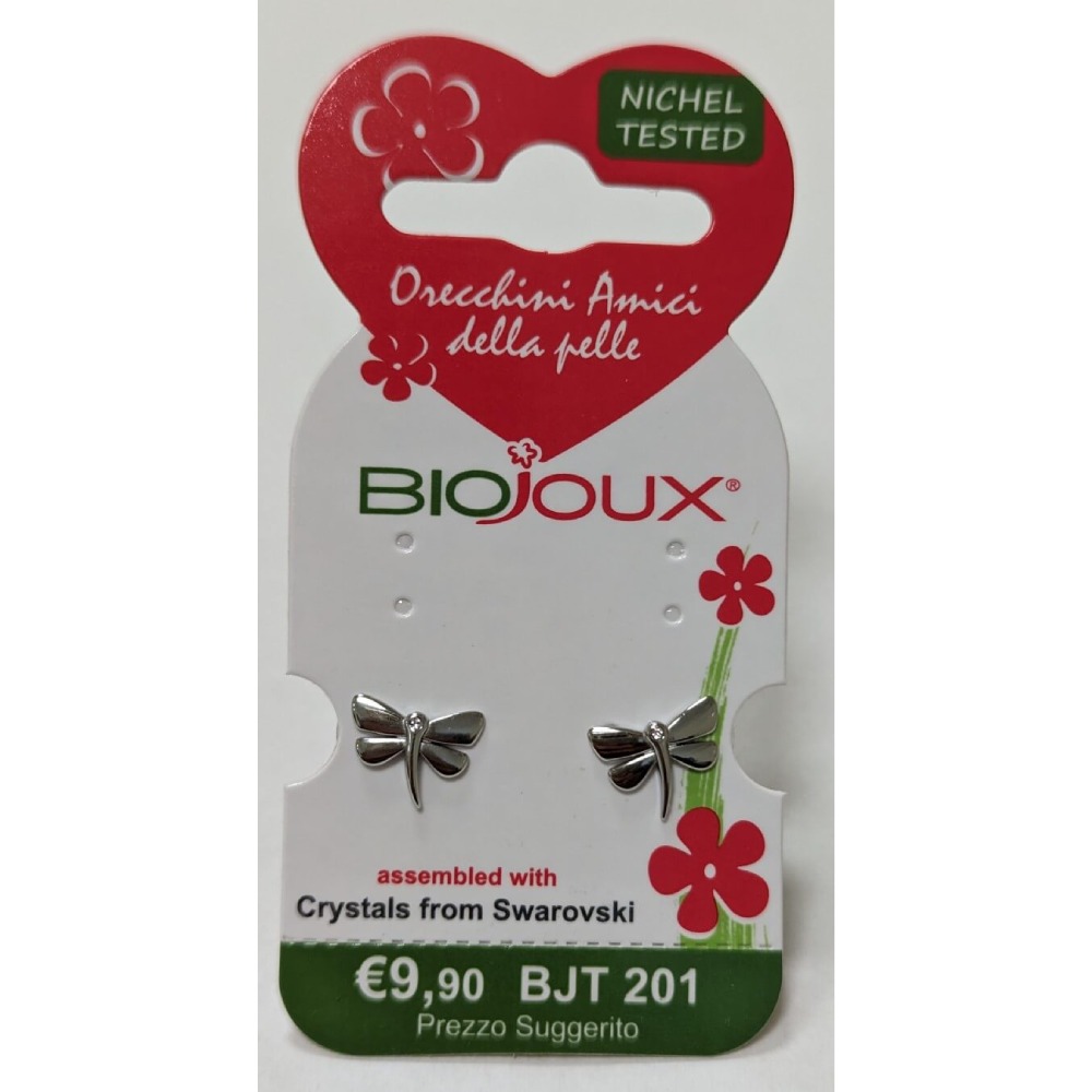 Biojoux, uhani iz kirurškega jekla - Swarovski kačji pastir- BJT201 (2 uhana)