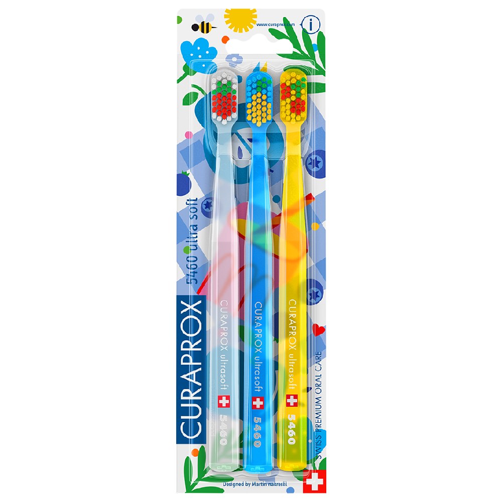 Curaprox CS 5460 ultra soft Picnic Edition, trojno pakiranje
