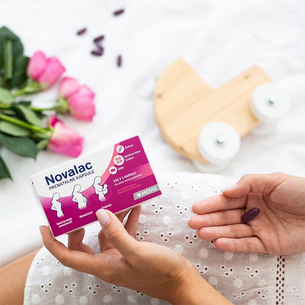 Novalac Prenatal, mehke kapsule (30 kapsul)