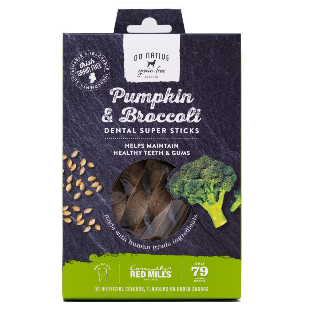 Go Native, dentalna spirala - buča in brokoli (150 g)