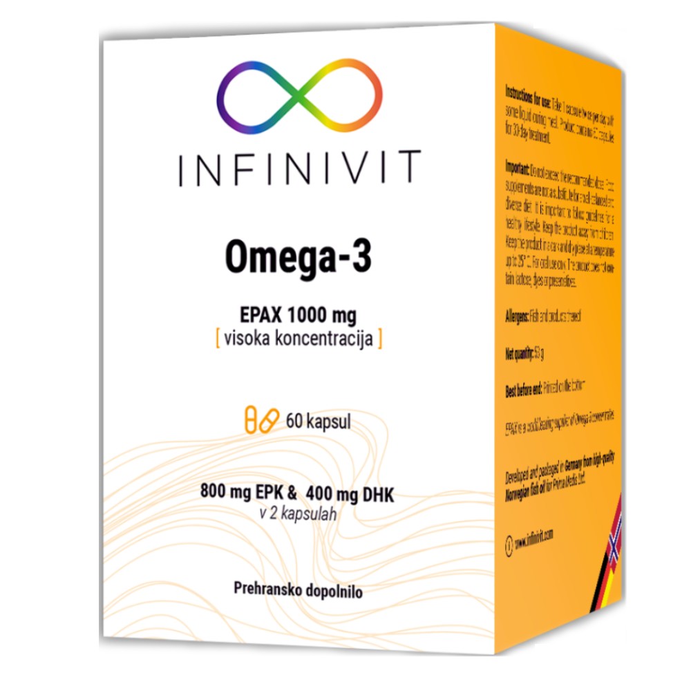  Infinivit Omega 3, kapsule (60 kapsul)