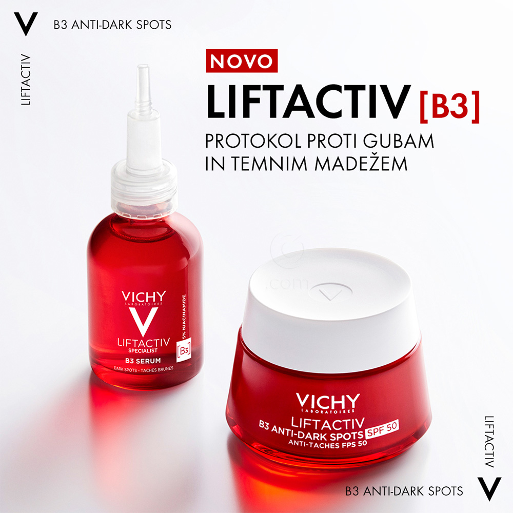 Vichy Liftactiv Specialist B3 Dark Spots, serum proti temnim lisam in gubam za obraz (30 ml)