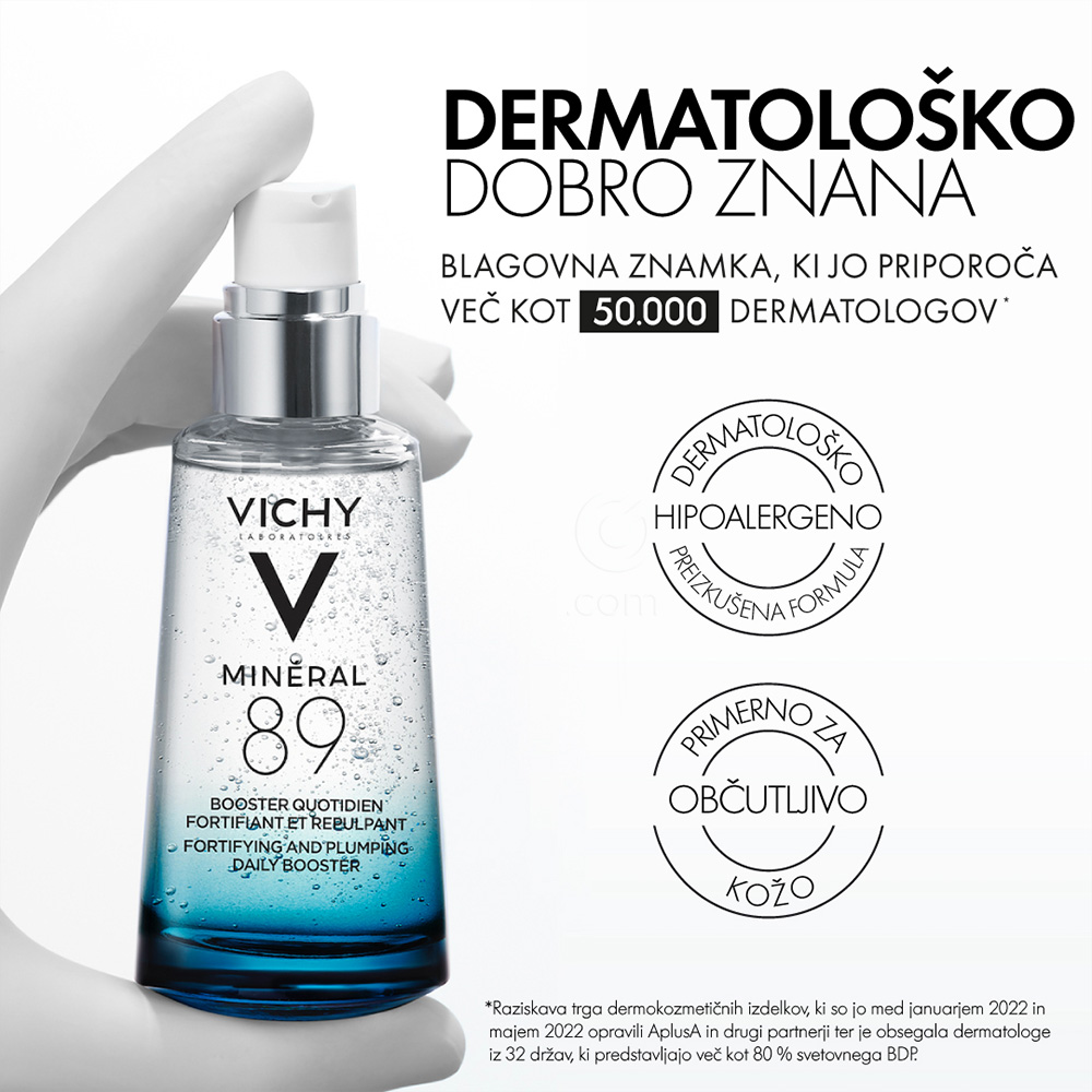Vichy Mineral 89 Booster, nega za obraz za vse tipe kože (50 ml)