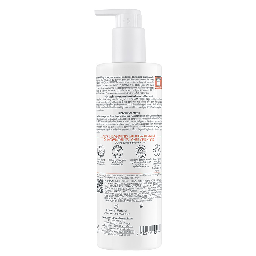 Avene XeraCalm Nutrition, vlažilni balzam (400 ml)