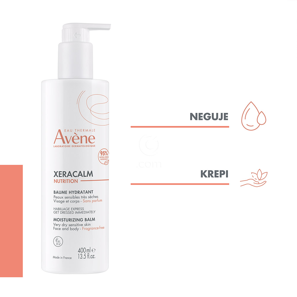 Avene XeraCalm Nutrition, vlažilni balzam (400 ml)