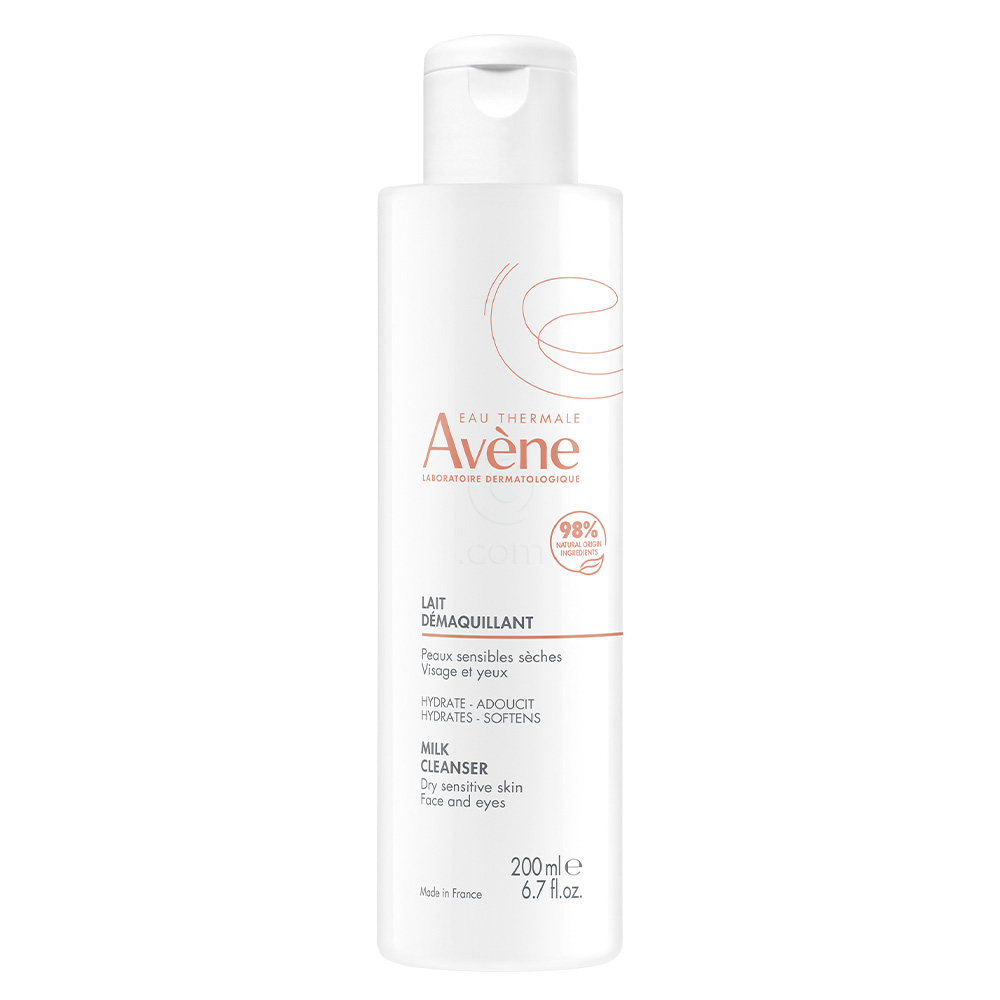 Avene, mleko za čiščenje suhe in občutljive kože (200 ml)