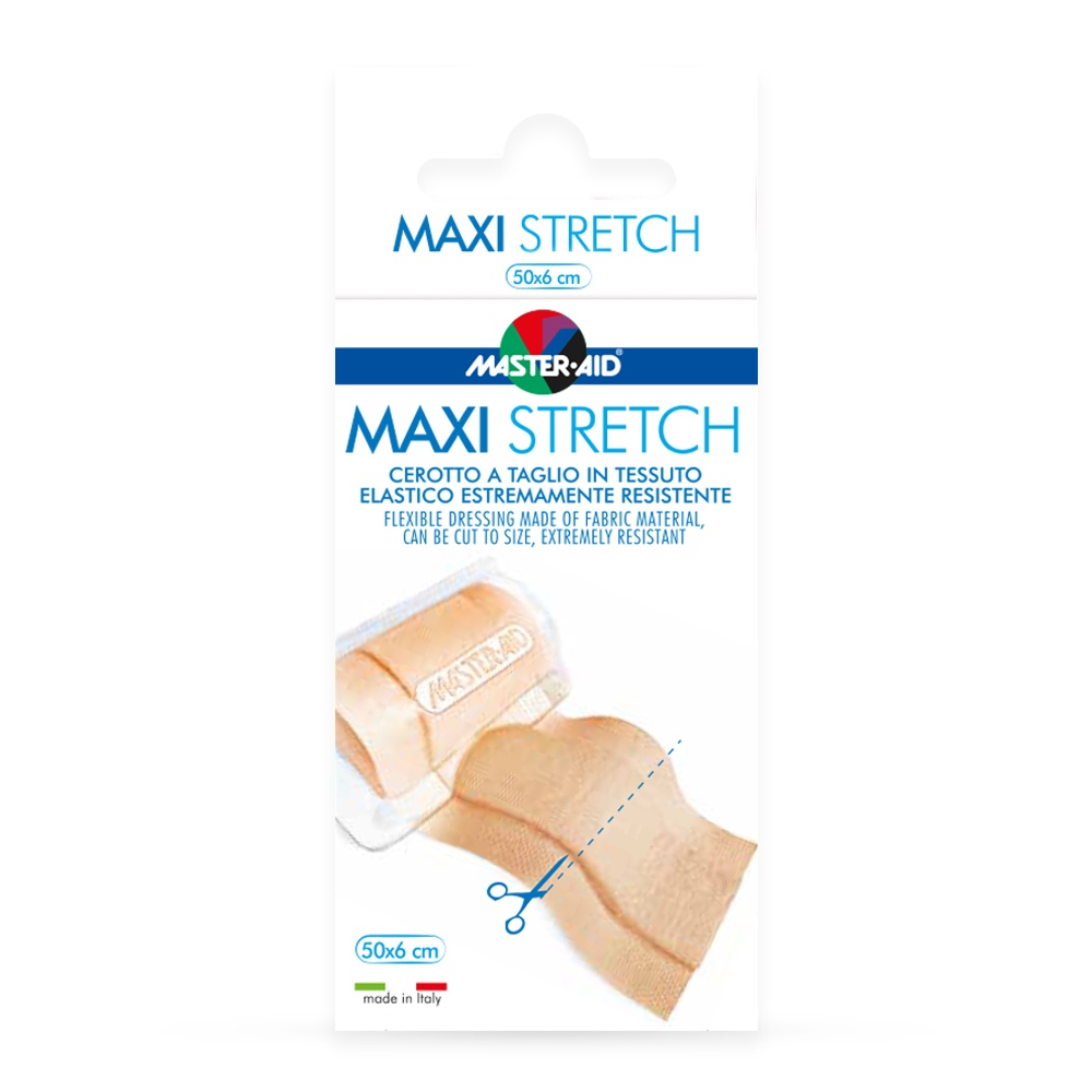 Master Aid Maxi Med Stretch 50 x 6 cm, obliž v traku (1 obliž)