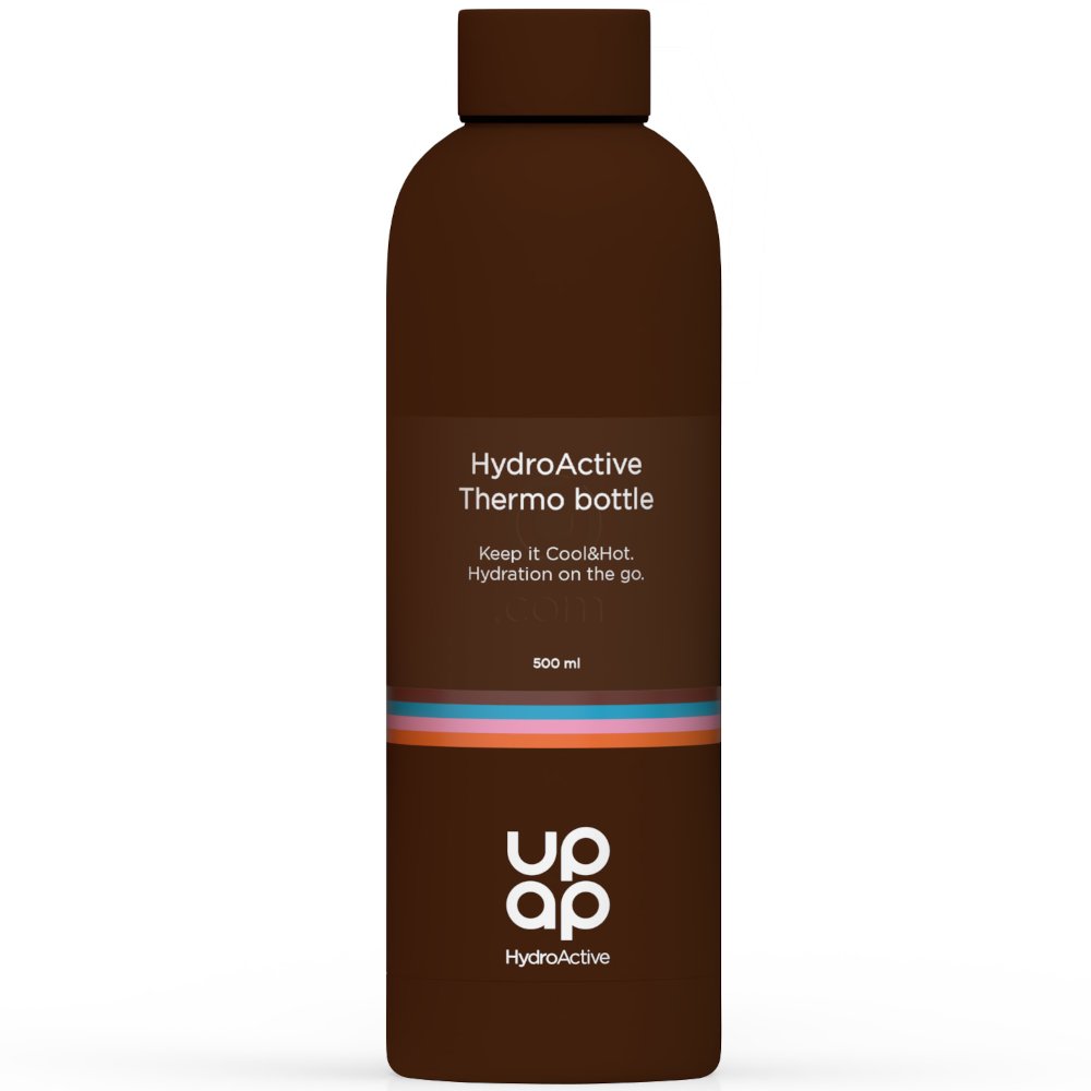 UpAp Hydroactive Thermo steklenica - rjava (500 ml)