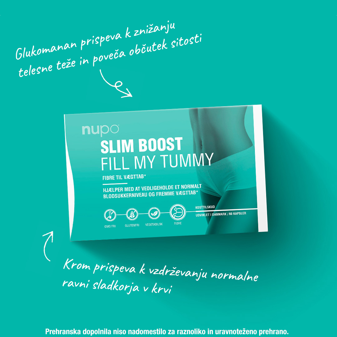 Nupo Slim Boost Fill My Tummy, kapsule (60 kapsul)
