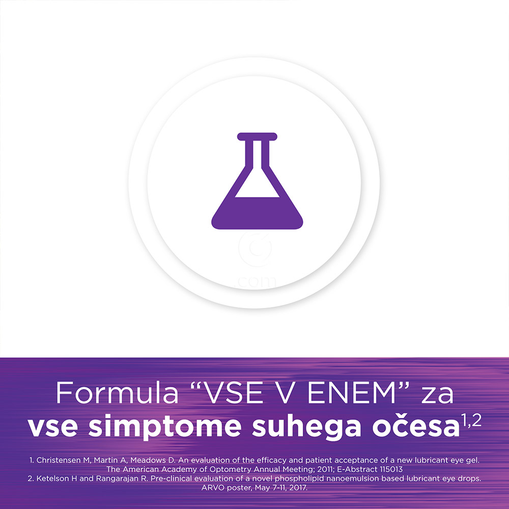 Systane Complete brez konzervansov, kapljice za oko (10 ml)