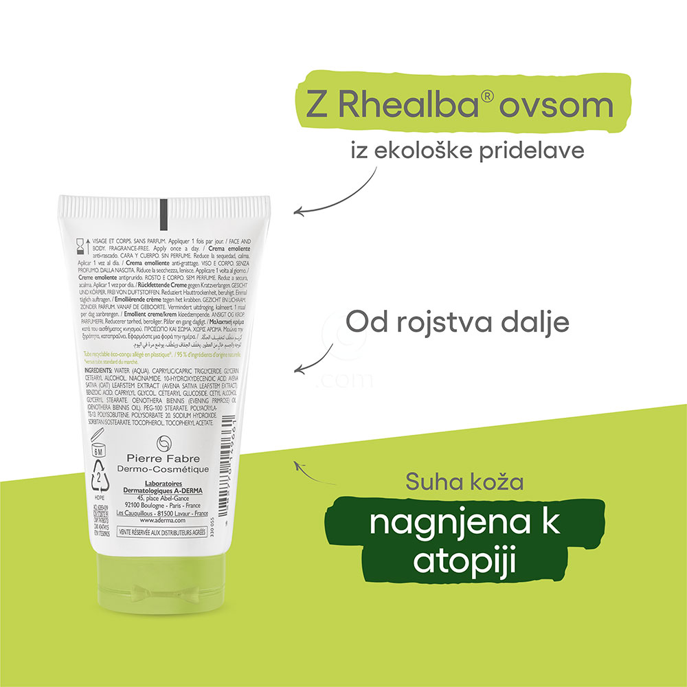 A-Derma Exomega Control, emolientna krema (50 ml) 