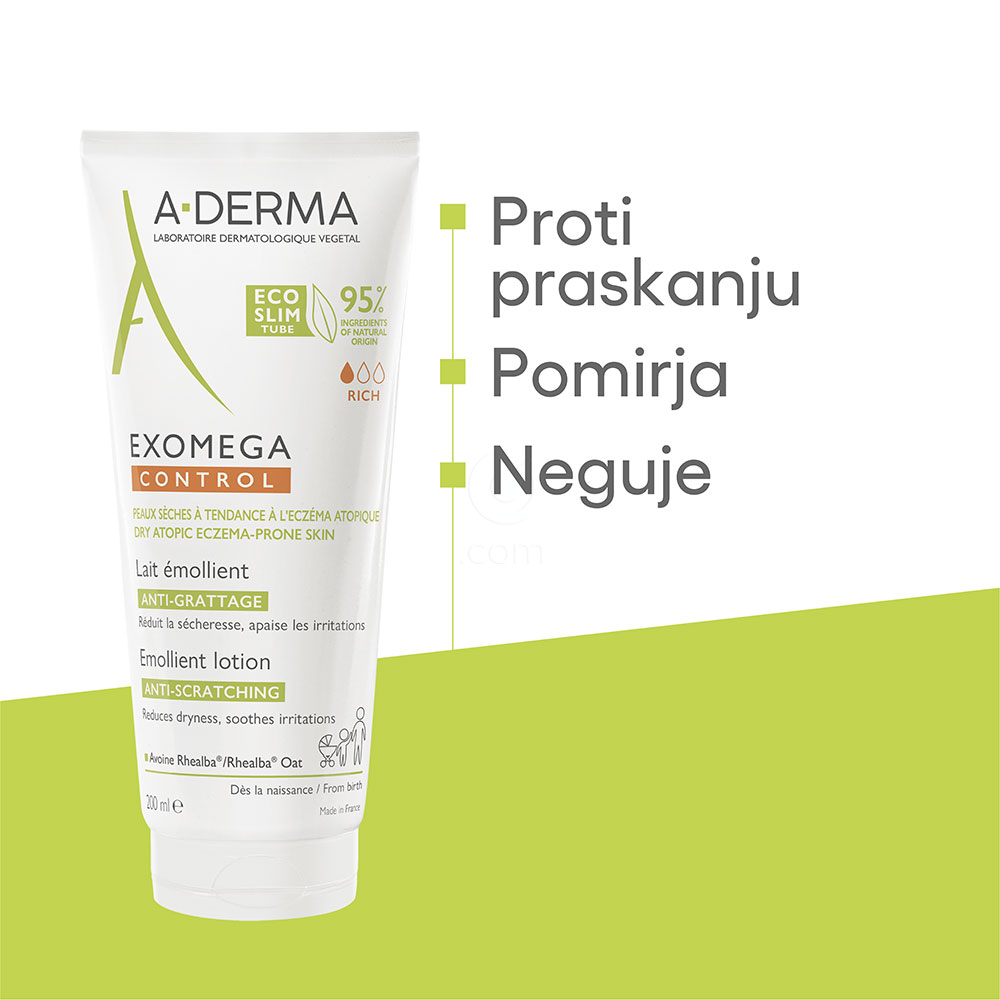 A-Derma Exomega Control, emolientni losjon (200 ml)