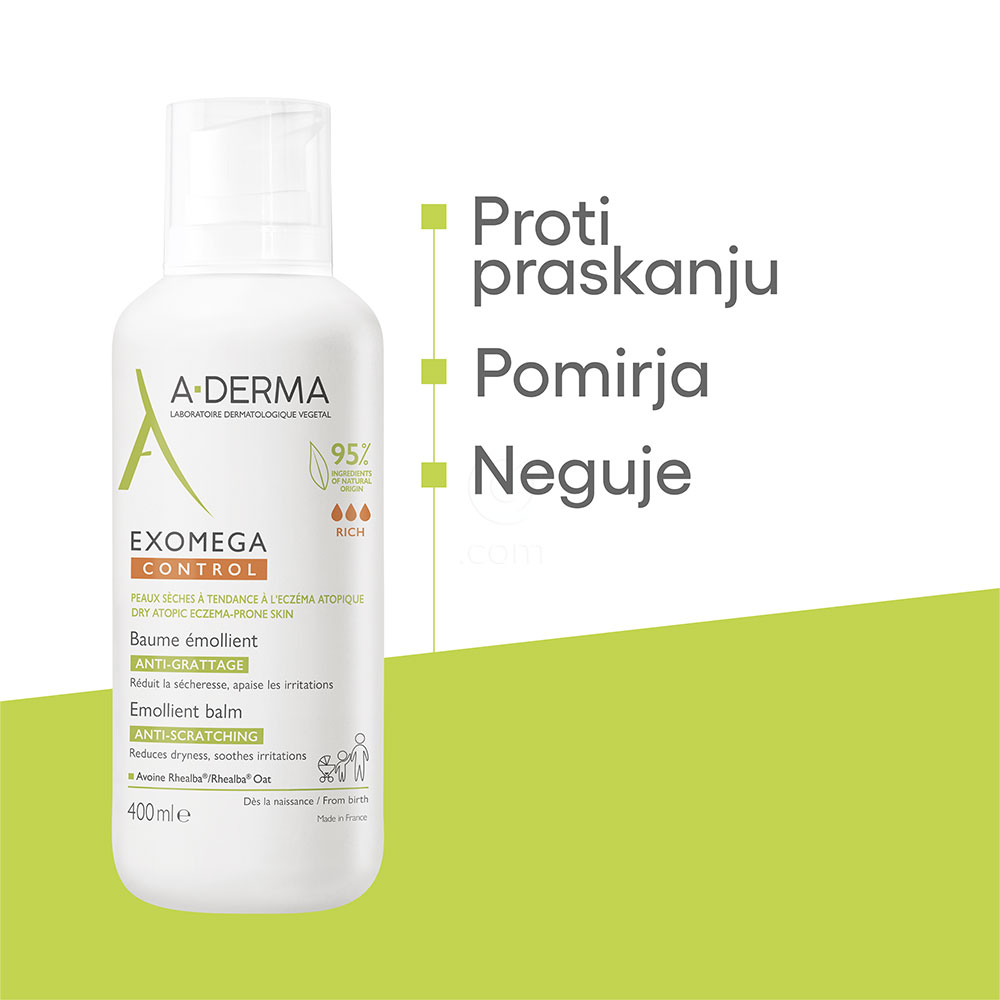  A-Derma Exomega Control, emolientni balzam (400 ml) 