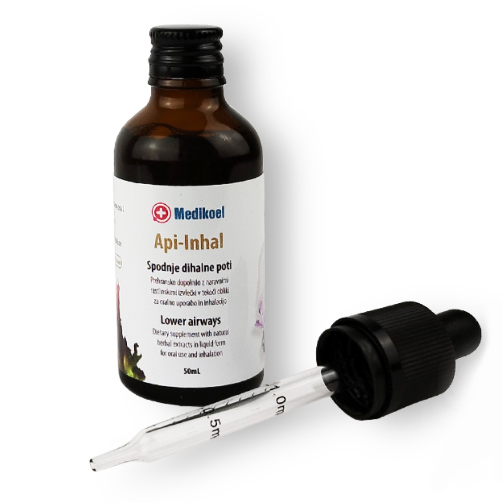 Api-Inhal, inhalacijska mešanica: Spodnje dihalne poti (50 ml)