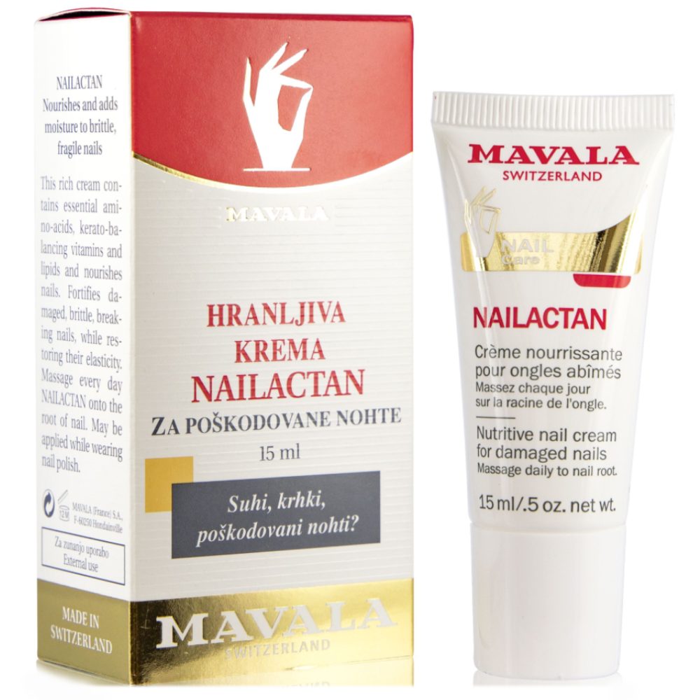 Mavala Nailactan, hranljiva krema za nohte - tuba (15 ml)