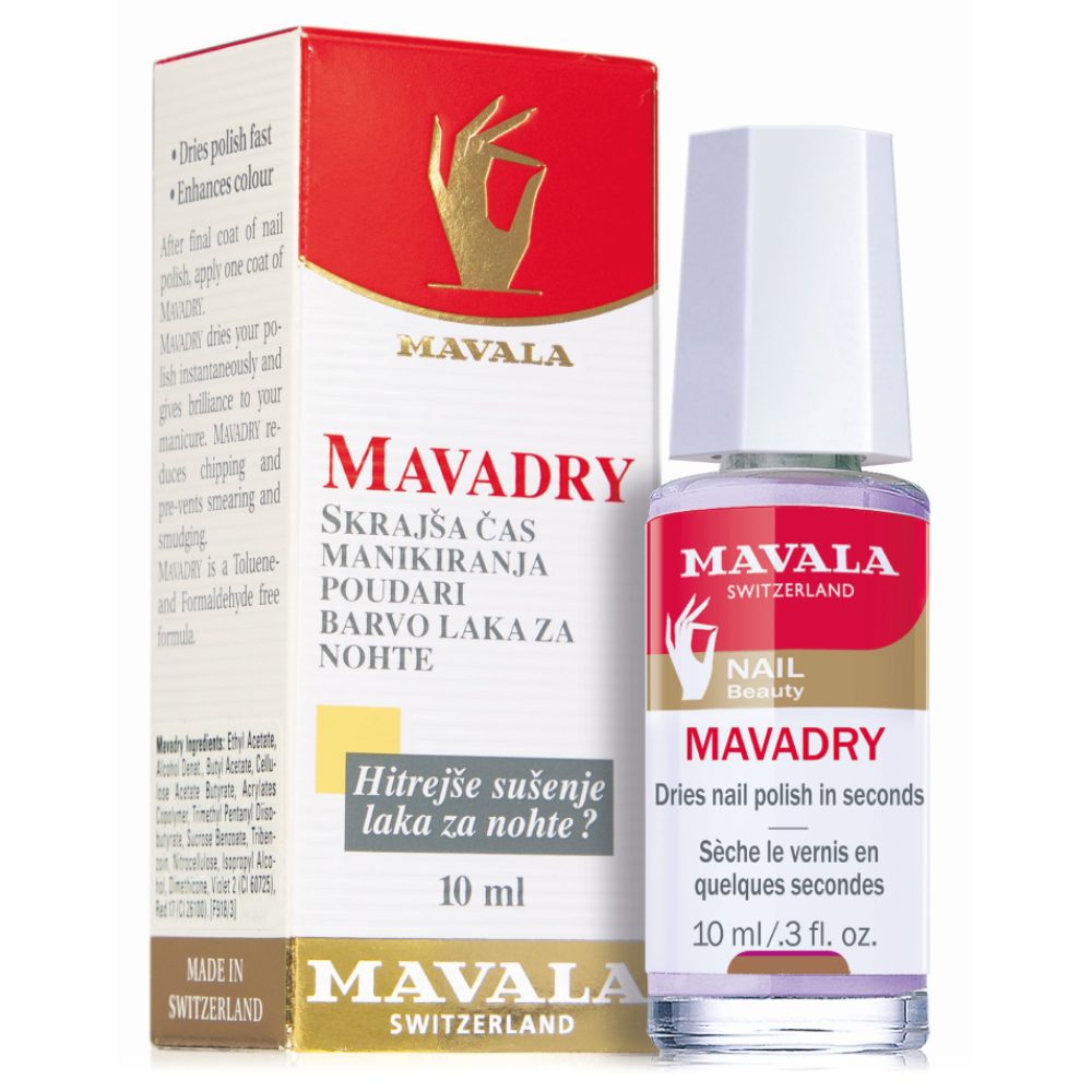Mavala Mavadry, hitro sušeči nadlak za nohte (15 ml)