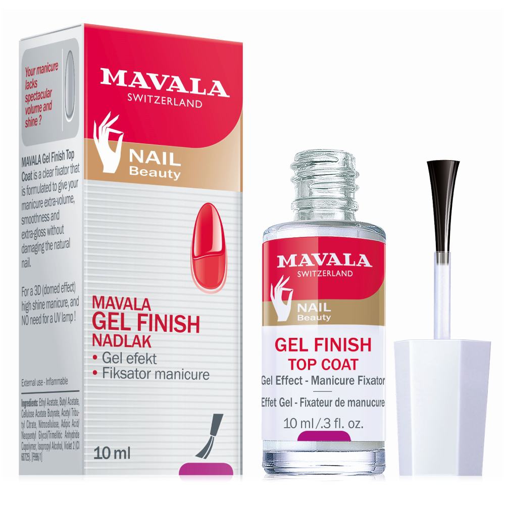 Mavala Gel Finish Top Coat, nadlak za gel efekt (10 ml)