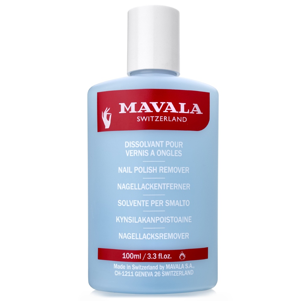 Mavala Nail Polish Remover Blue, odstranjevalec laka za nohte z acetonom (100 ml)