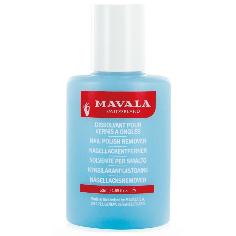 Mavala Nail Polish Remover Blue, odstranjevalec laka za nohte z acetonom (50 ml)