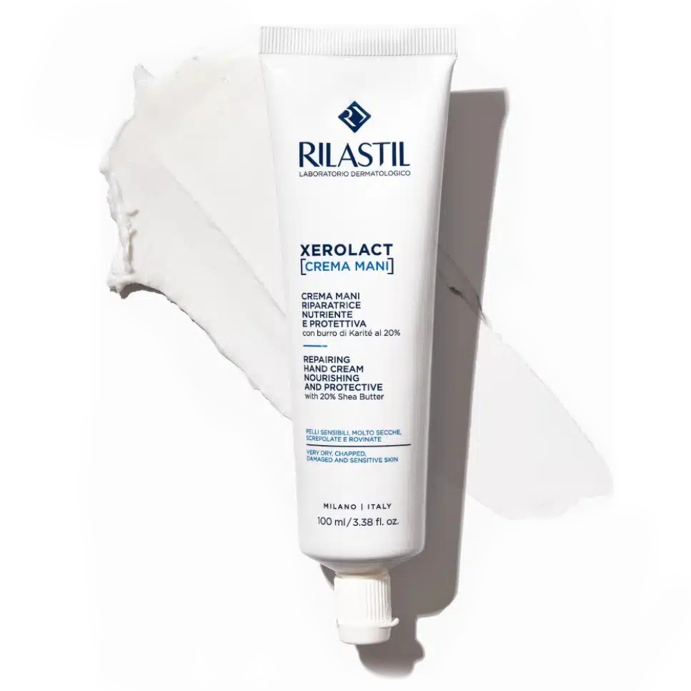 Rilastil Xerolact, obnovitvena krema za roke (100 ml)