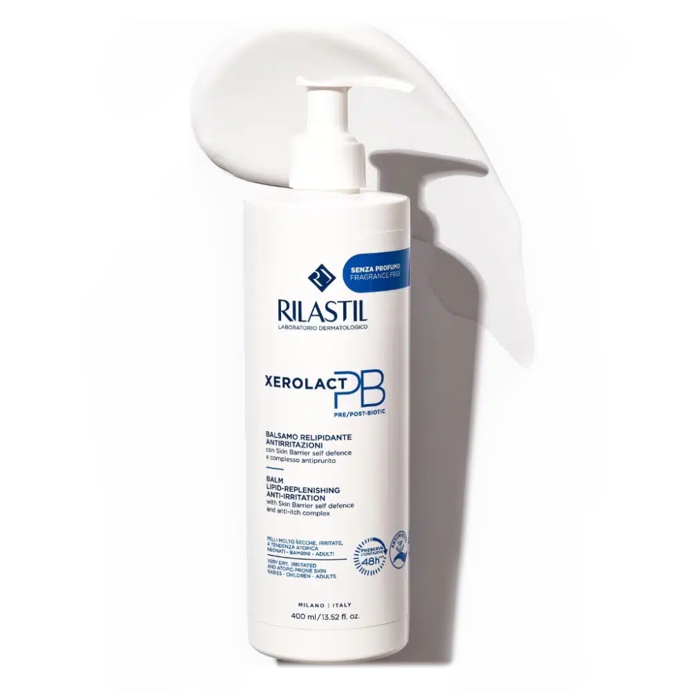 Rilastil Xerolact PB, balzam za obraz in telo (400 ml)