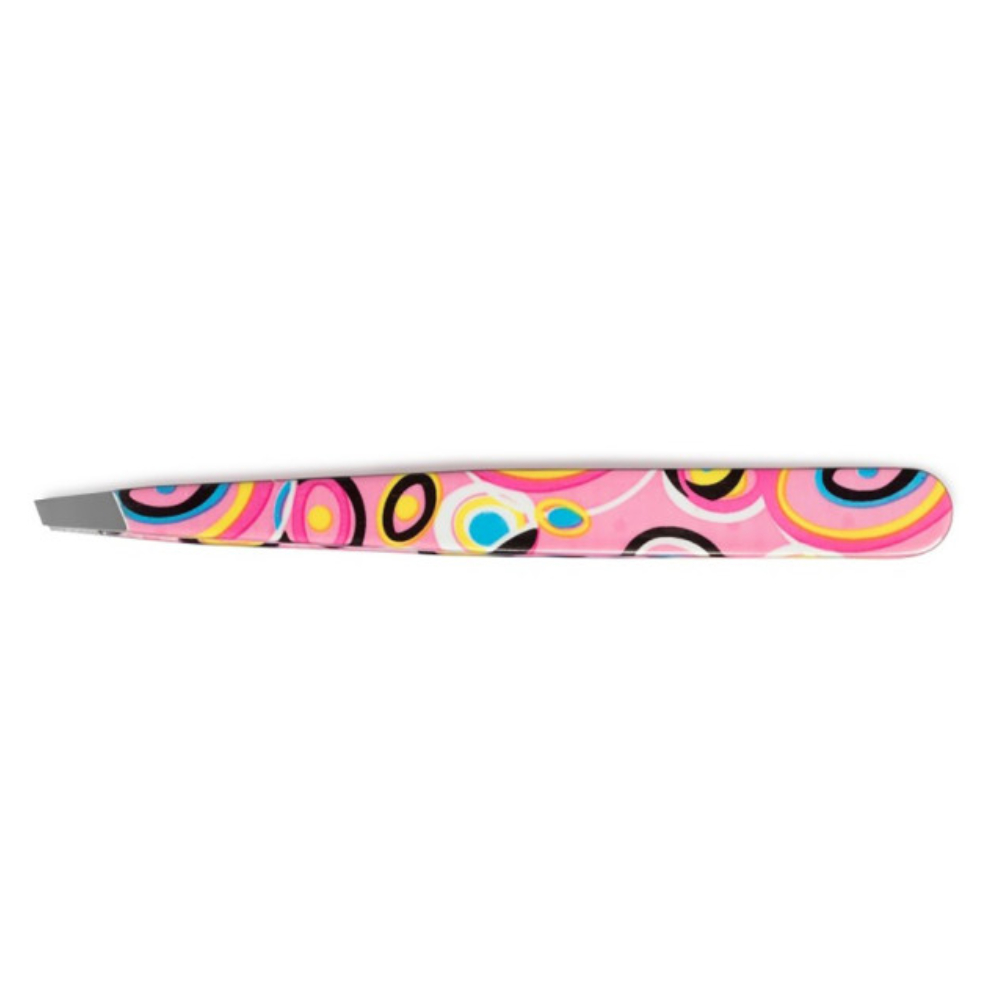 Nippes, pinceta s poševno konico 9,5 cm - pisana (327E)