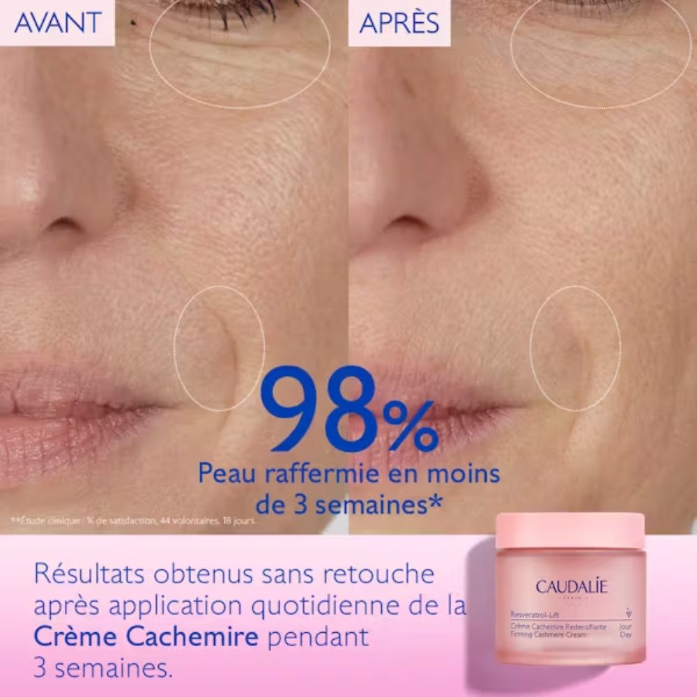 Caudalie Resveratrol Lift, bogata dnevna krema (50 ml)