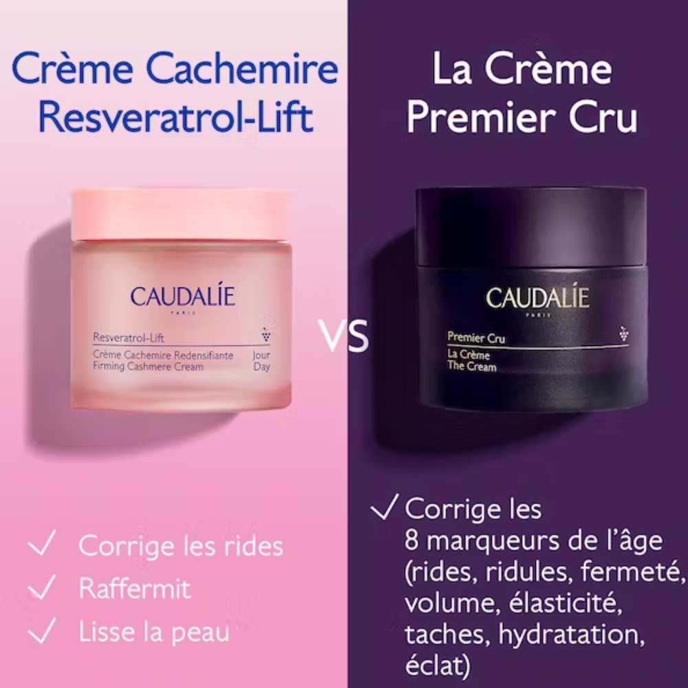Caudalie Resveratrol Lift, bogata dnevna krema (50 ml)