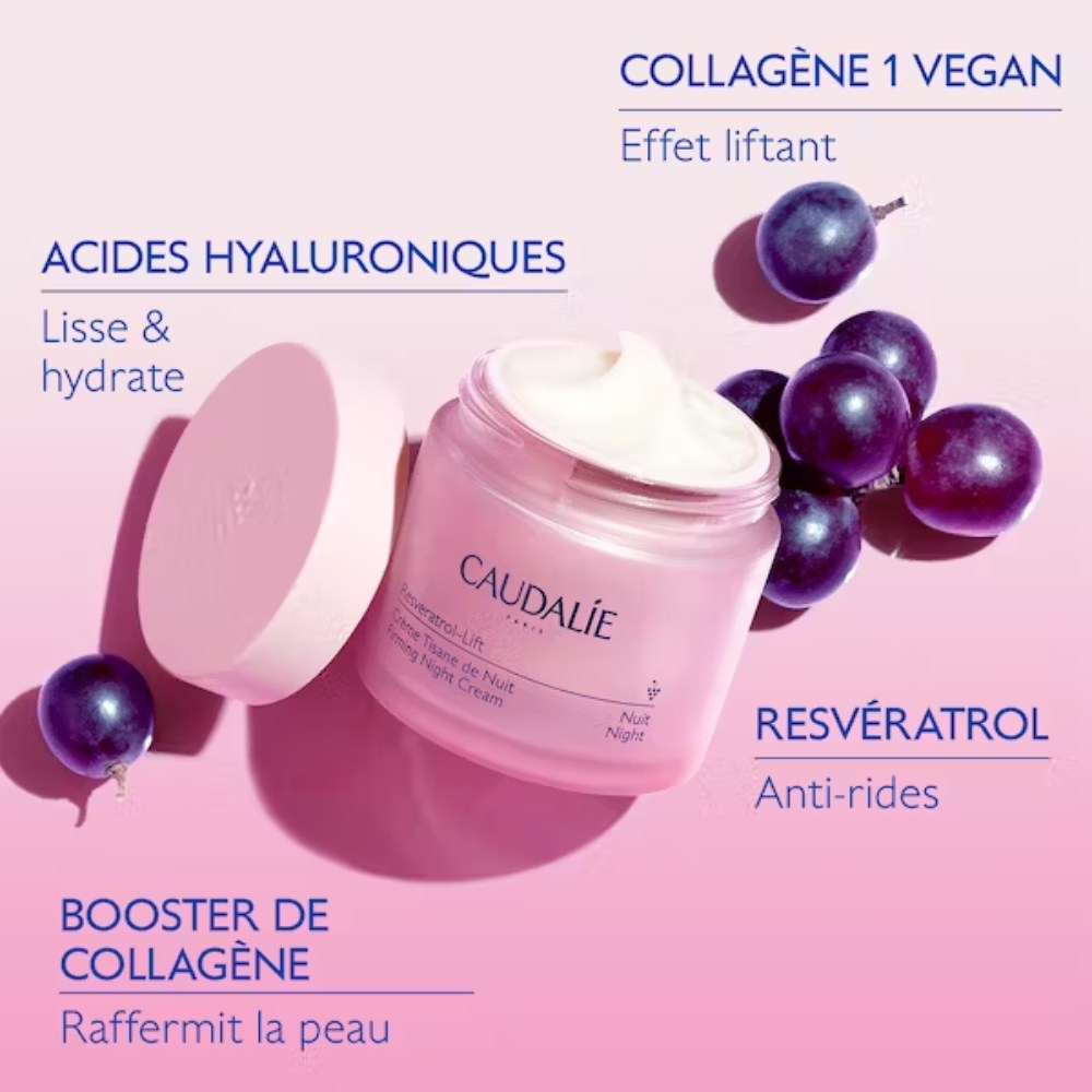 Caudalie Resveratrol Lift, nočna krema (50 ml)
