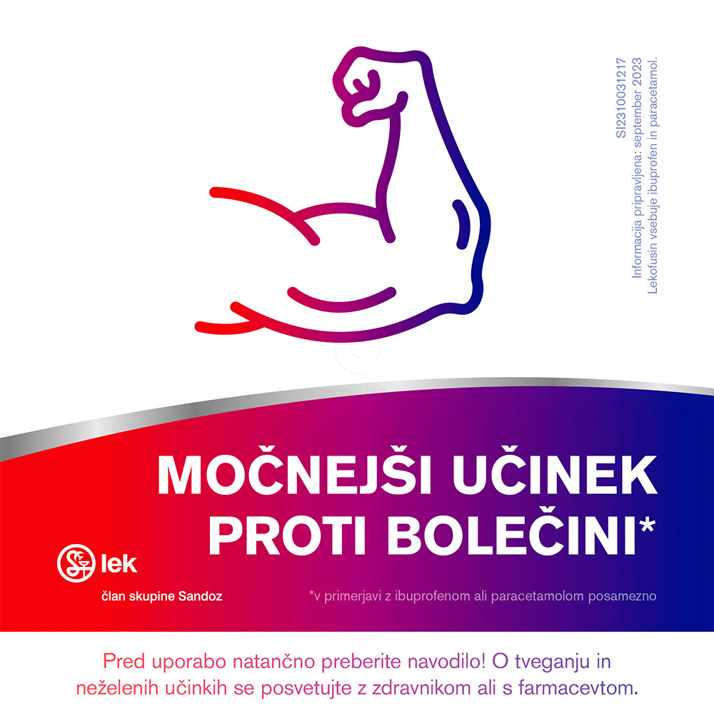 Lekofusin 200 mg/500 mg, filmsko obložene tablete (16 tablet)
