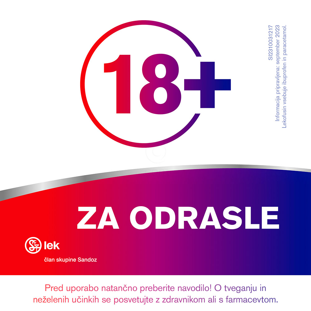 Lekofusin 200 mg/500 mg, filmsko obložene tablete (16 tablet)