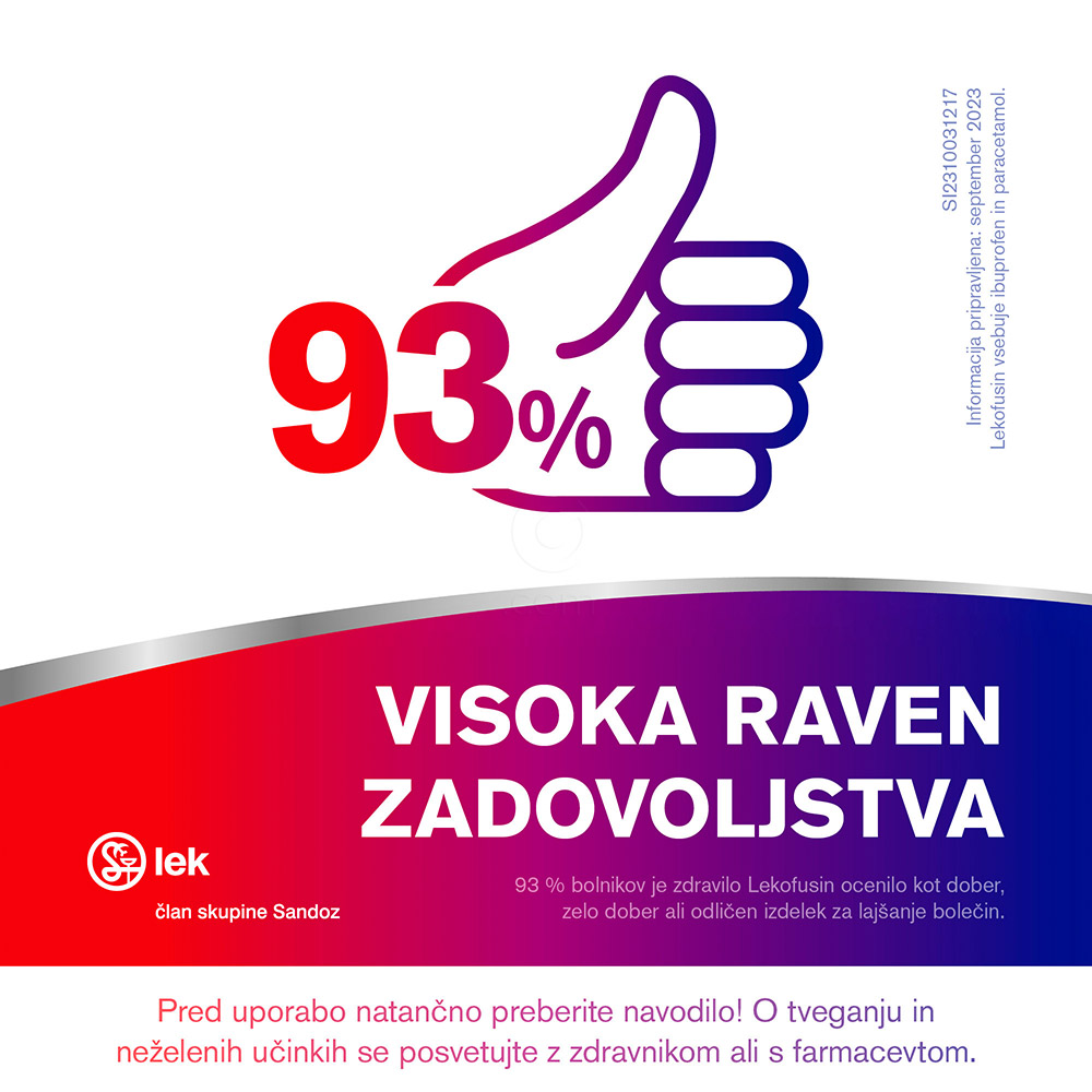 Lekofusin 200 mg/500 mg, filmsko obložene tablete (16 tablet)
