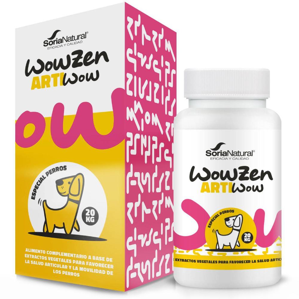 Soria Natural WowZen ArtiWow, tablete za srednje velike pse - 20 kg (60 tablet)