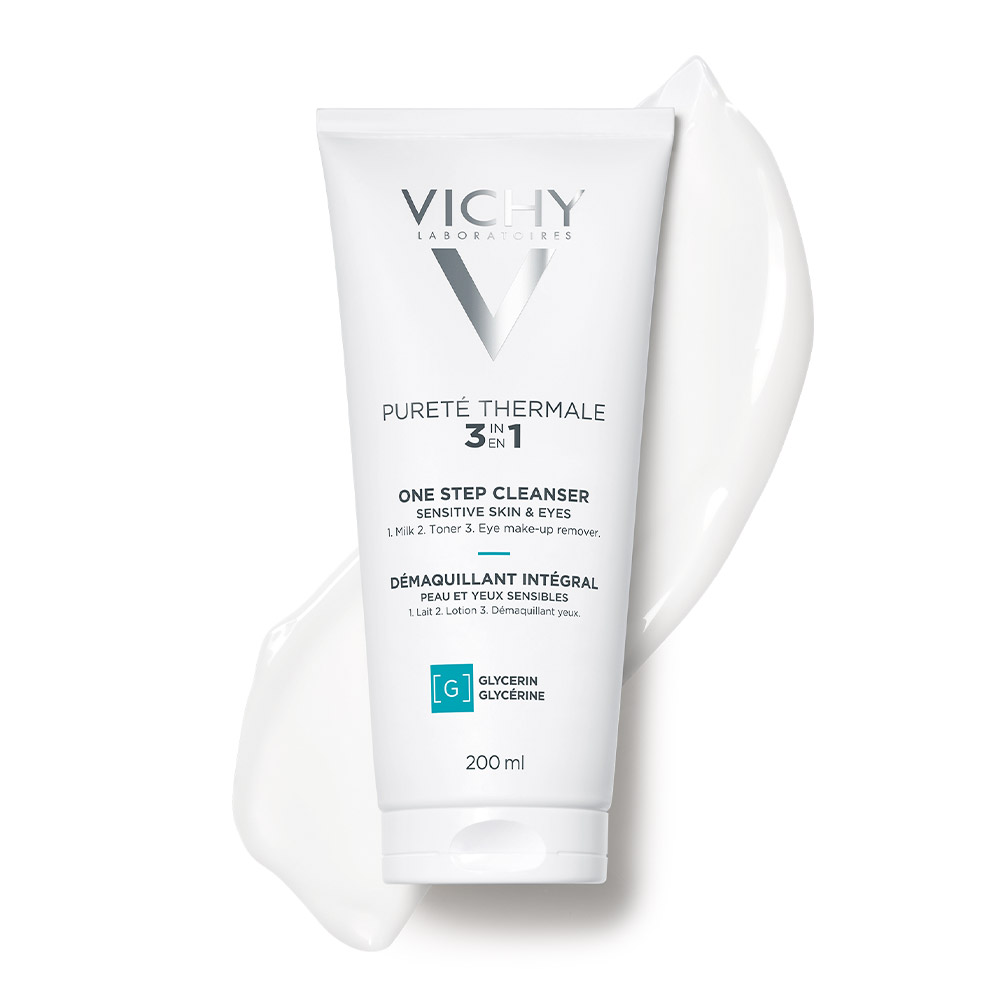 Vichy Purete Thermale, odstranjevalec ličil 3v1 za občutljivo kožo in področje okoli oči (200 ml)