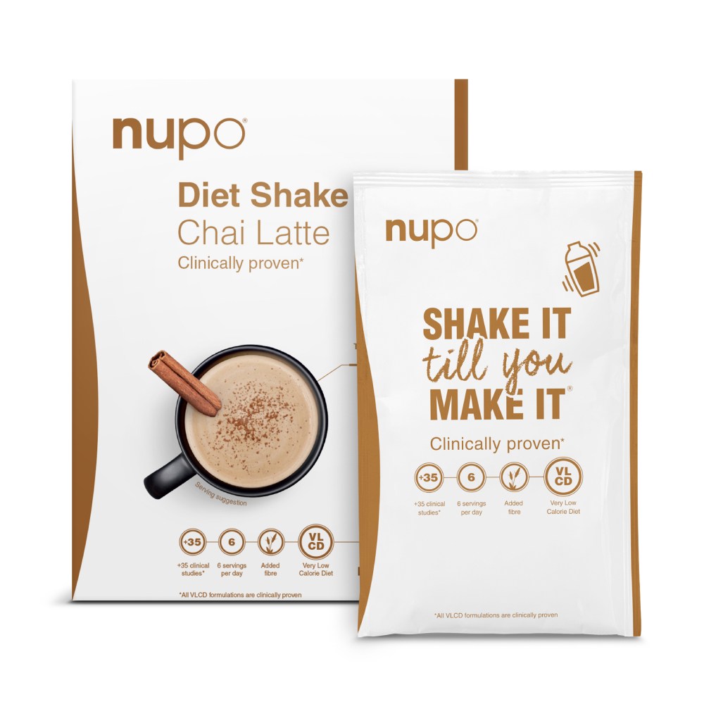 Nupo Dietni Shake, Chai Latte (12 x 32 g) 